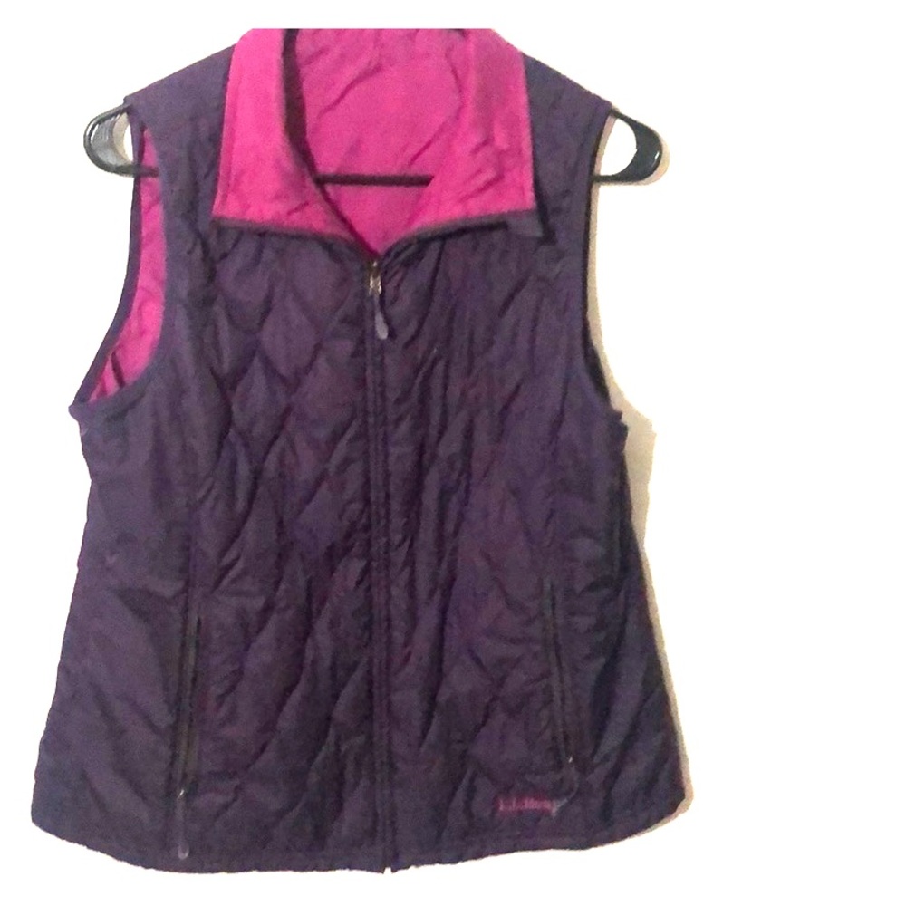 Size large LL BEAN reversible vest